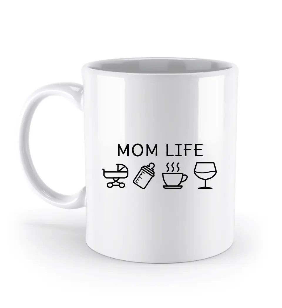 Mom Life Symbole - Tasse Standard Mug White OneSize