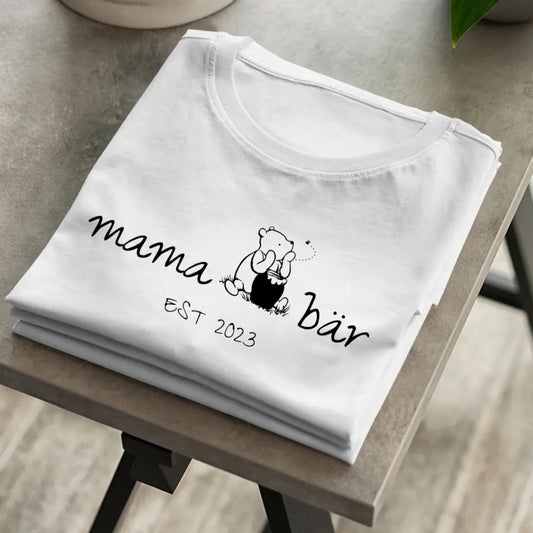 Mama Pu-Bär - Bio Damen Shirt *personalisierbar*