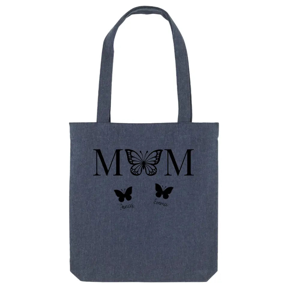Mom Butterfly - Bio Jutebeutel Tote Bag ST ST Midnight-Blue OS