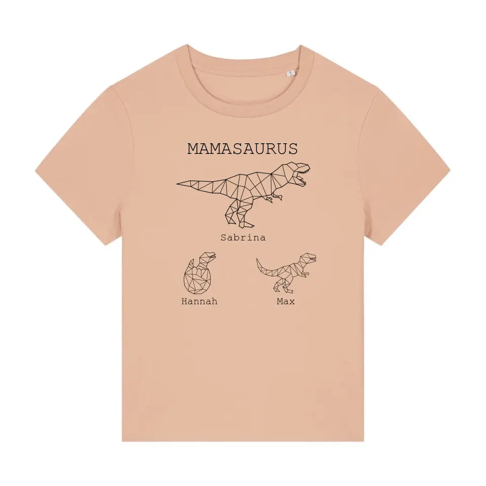 Mamasaurus - Bio Damen Shirt *personalisierbar (mit Namen)*