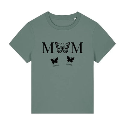 Mom Butterfly - Bio Damen Shirt *personalisierbar*