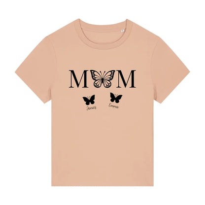 Mom Butterfly - Bio Damen Shirt *personalisierbar*