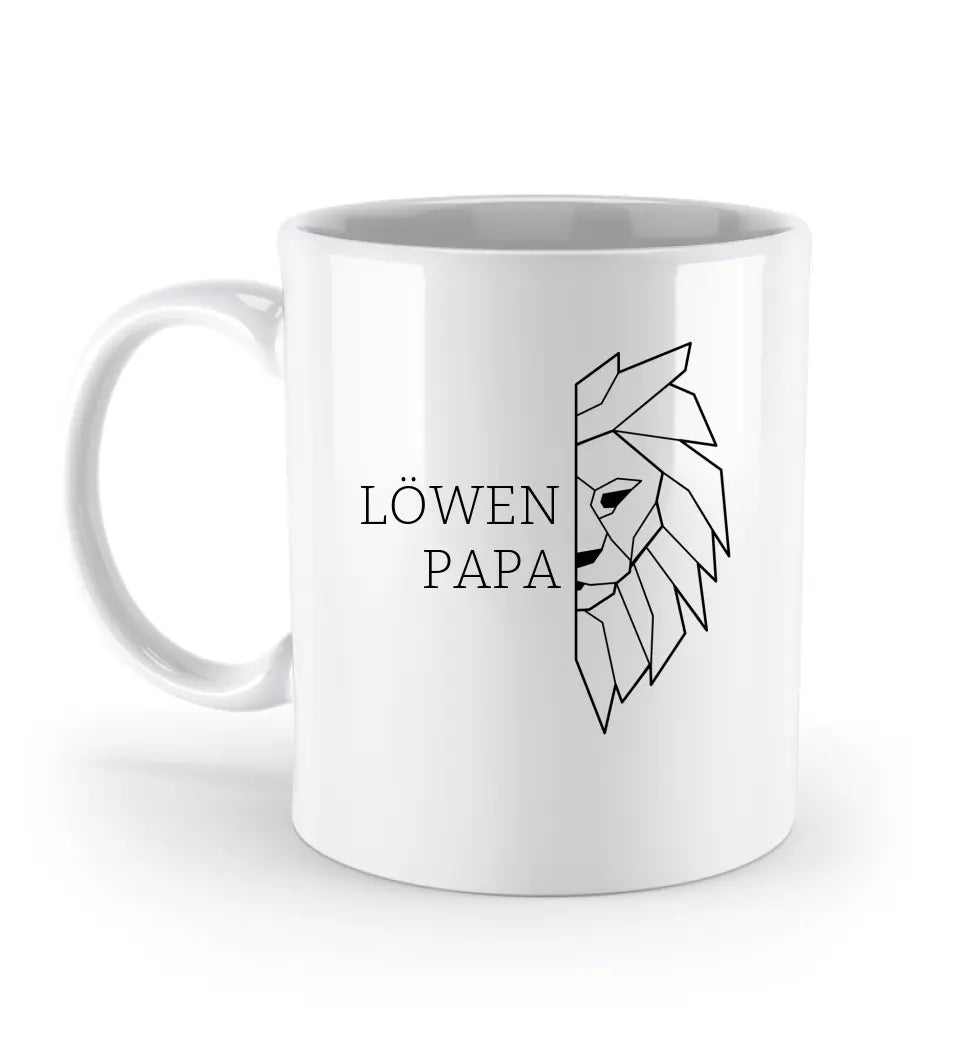 Löwen Papa - Tasse ohne Namen Standard Mug White OneSize