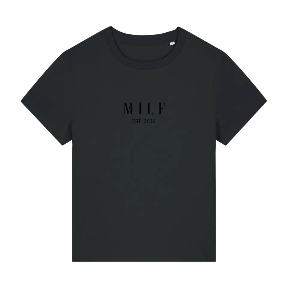MILF - Premium Organic Shirt *personalisierbar*