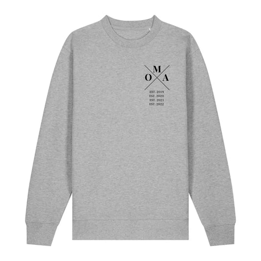 Oma Minimal - Bio Unisex Sweatshirt *personalisierbar* Changer Sweatshirt 2.0 ST ST