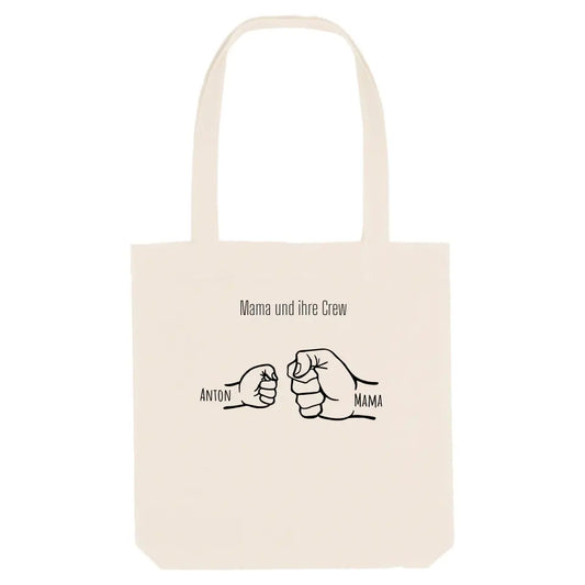 Mama und ihre Crew - Bio Jutebeutel Tote Bag ST ST Natural OS