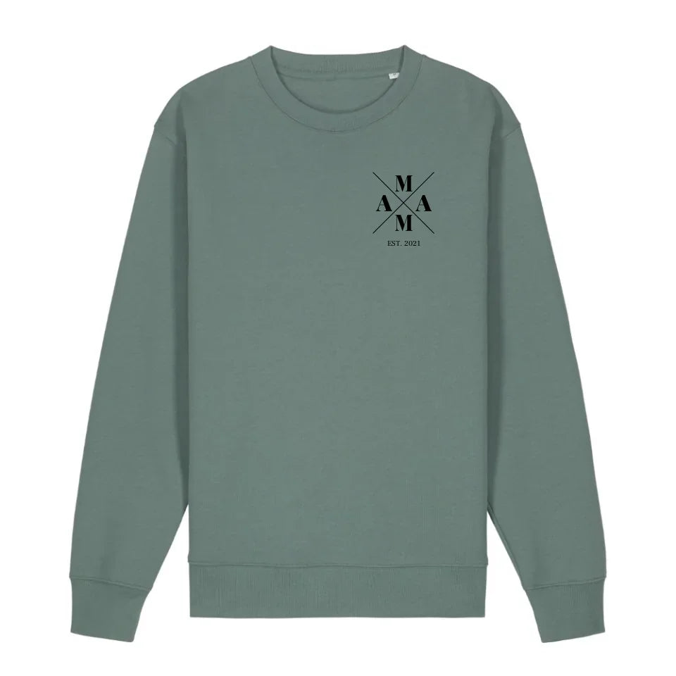 Mama Minimal + Symbole - Bio Unisex Sweatshirt *personalisierbar* Changer Sweatshirt 2.0 ST ST Green-Bay