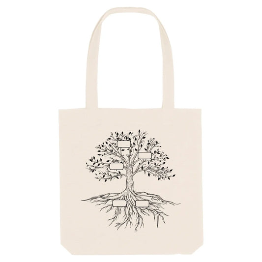 Family Tree - Bio Jutebeutel Tote Bag ST ST Natural OS
