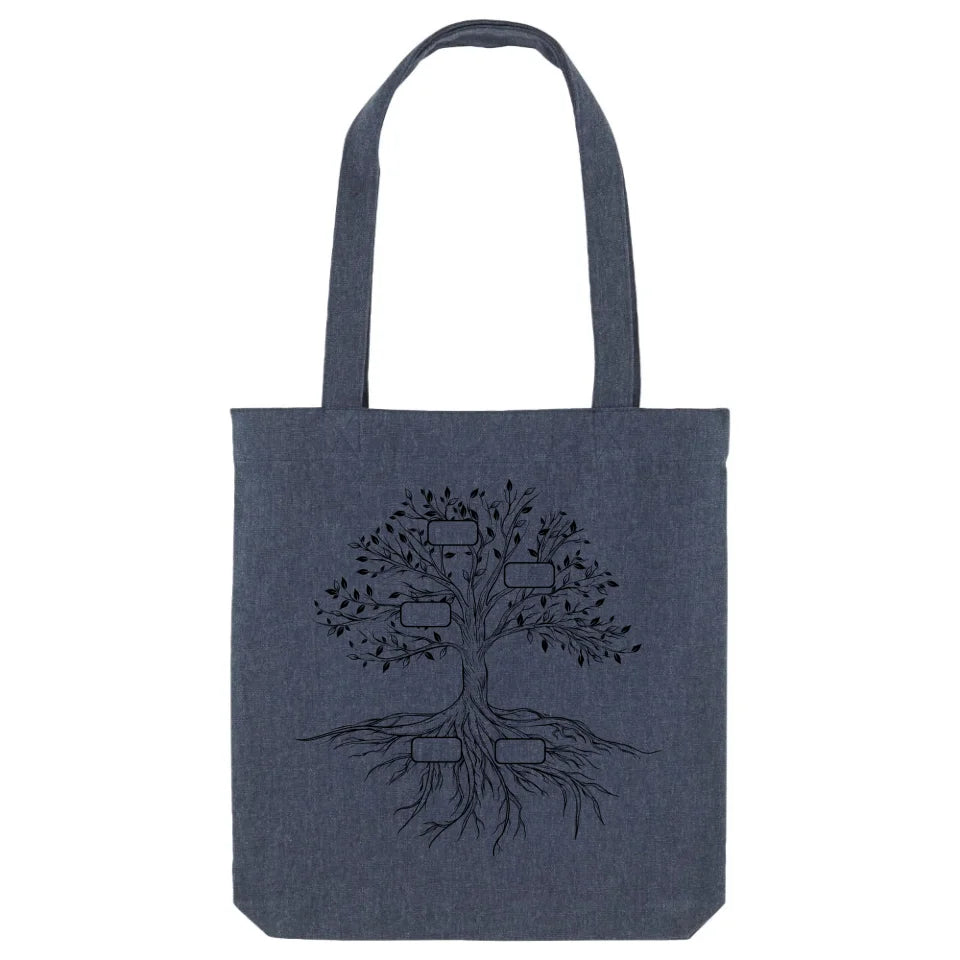 Family Tree - Bio Jutebeutel Tote Bag ST ST Midnight-Blue OS
