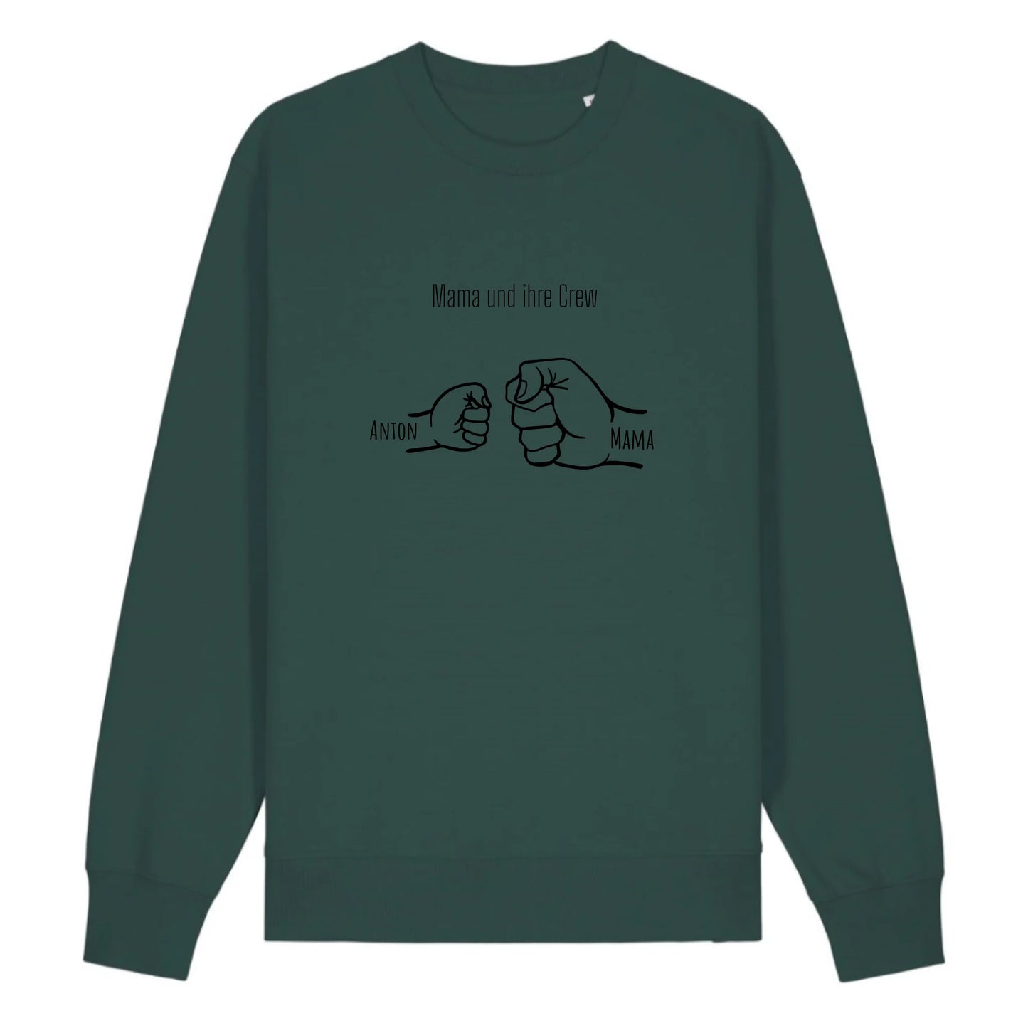 Mama und ihre Crew - Bio Unisex Sweatshirt *personalisierbar*