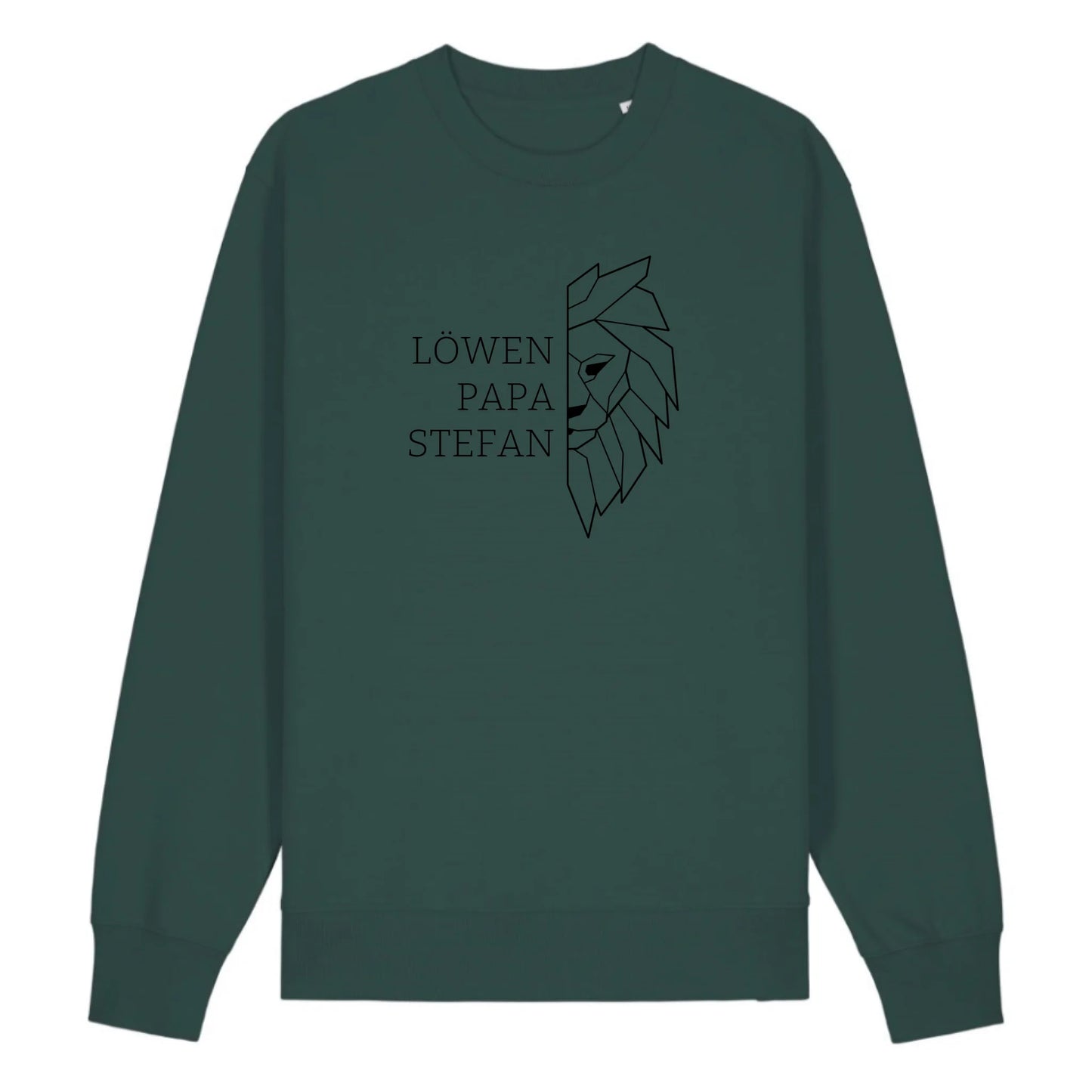 Löwen Papa - Bio Unisex Sweatshirt *personalisierbar (mit Namen)*