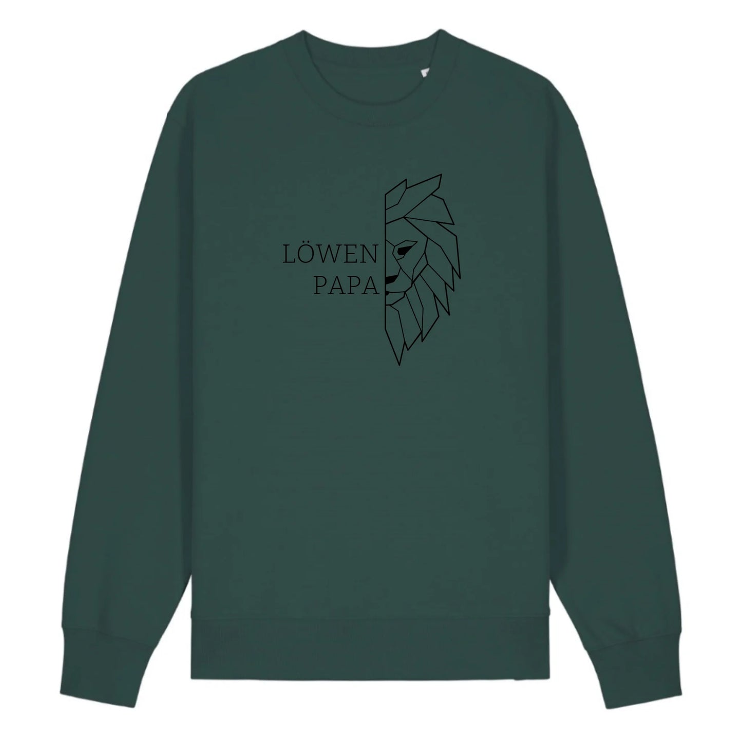 Löwen Papa - Bio Unisex Sweatshirt *personalisierbar (ohne Namen)*