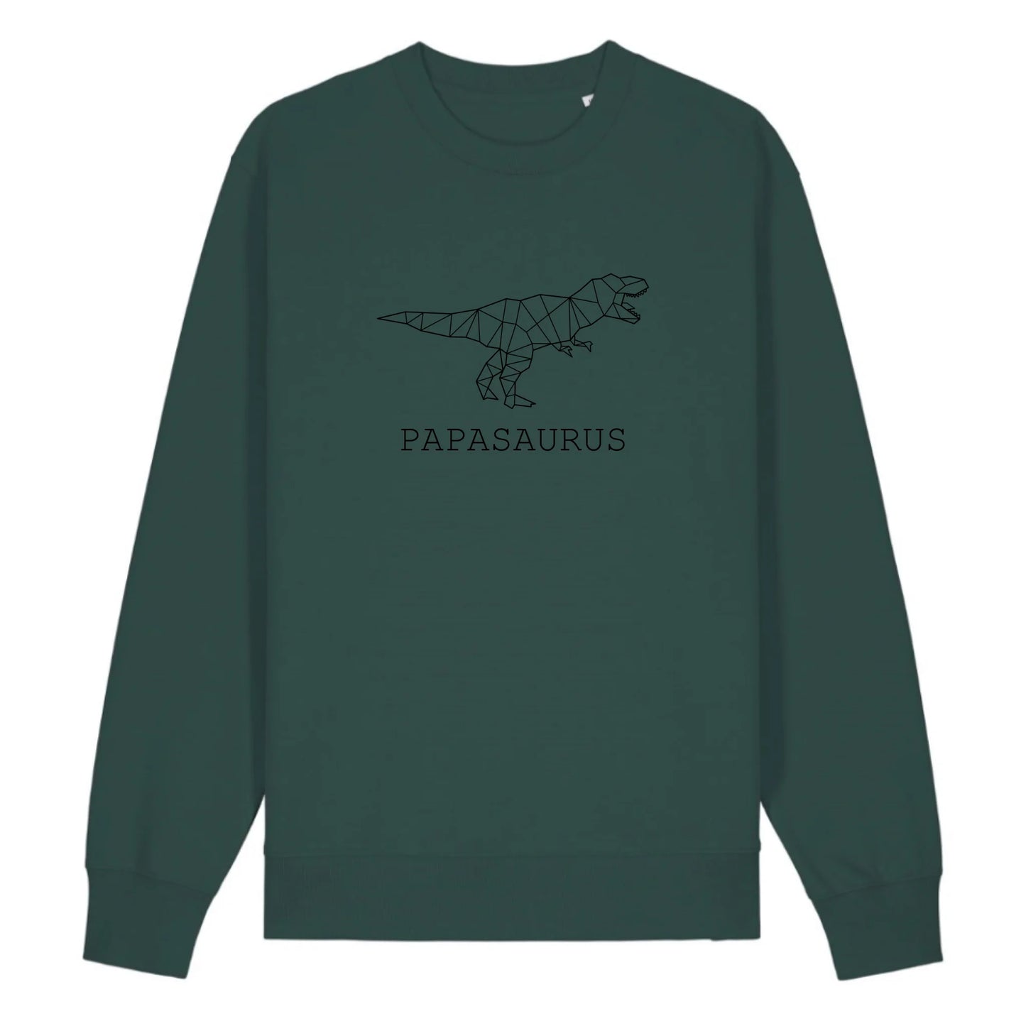 Papasaurus - Bio Unisex Sweatshirt *personalisierbar (ohne Namen)*