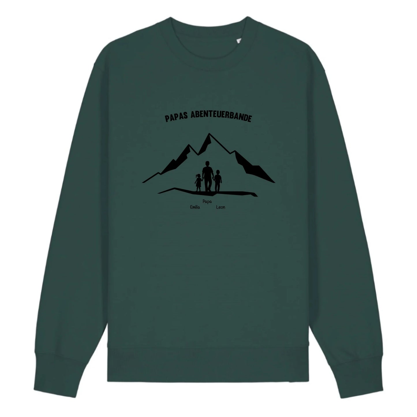 Papas Abenteuerbande - Bio Unisex Sweatshirt *personalisierbar*