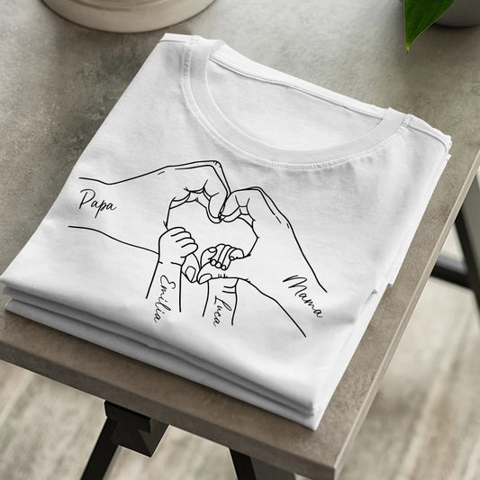 Family Love - Bio Damen Shirt *personalisierbar*