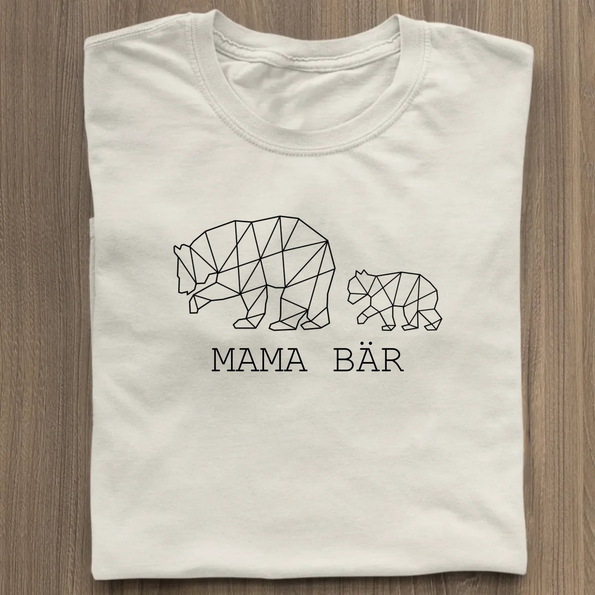 Mama Bär - Bio Damen Shirt *personalisierbar (1-4 Kinder ohne Namen)* Stella Muser Shirt ST ST Natural-Raw
