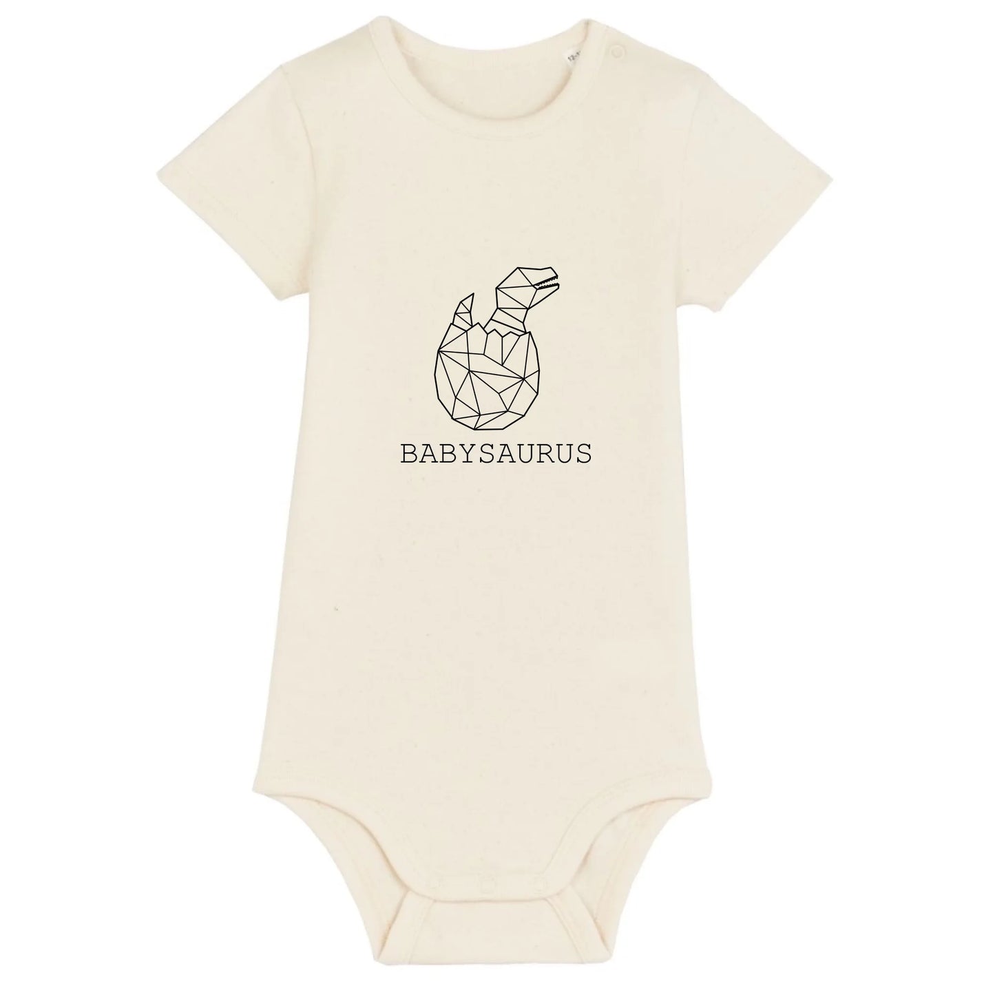 Babysaurus - Bio Baby Body *personalisierbar (ohne Namen)* Baby Body ST ST Natural-Raw