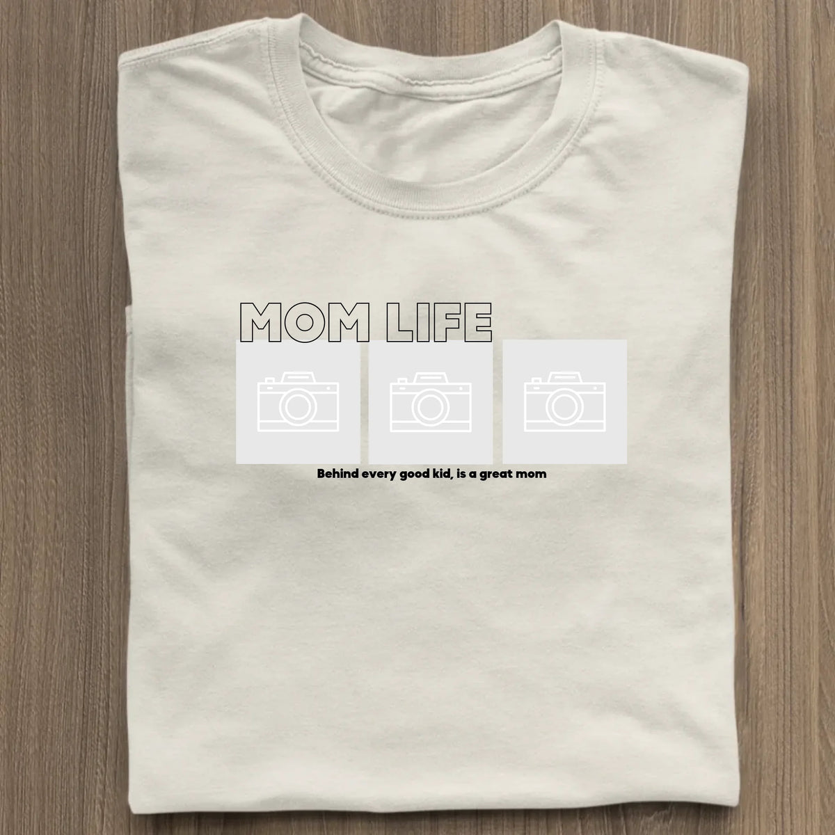 Mom Life Foto - Bio Damen Shirt *personalisierbar mit Fotos* Stella Muser Shirt ST ST Natural-Raw
