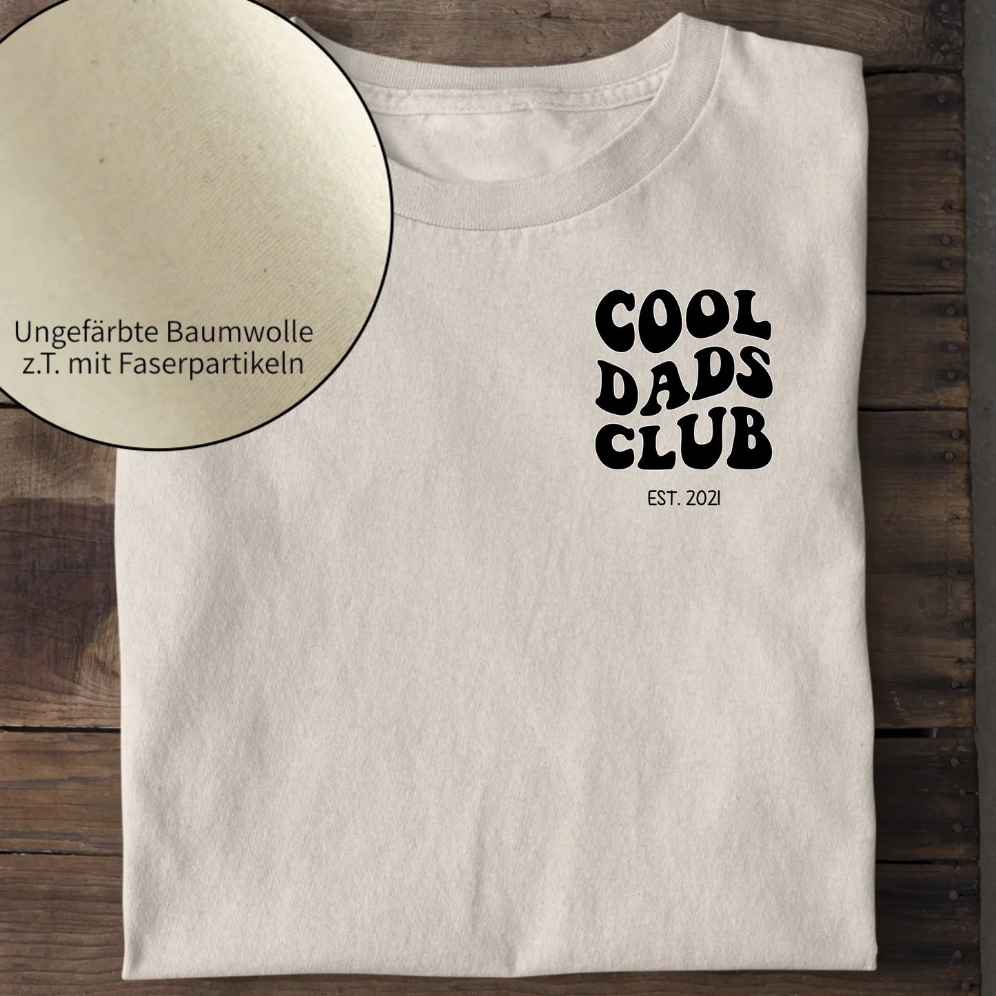 Cool Dads Club - Bio Herren Shirt *personalisierbar* Creator T-Shirt 2.0 ST ST Natural-Raw