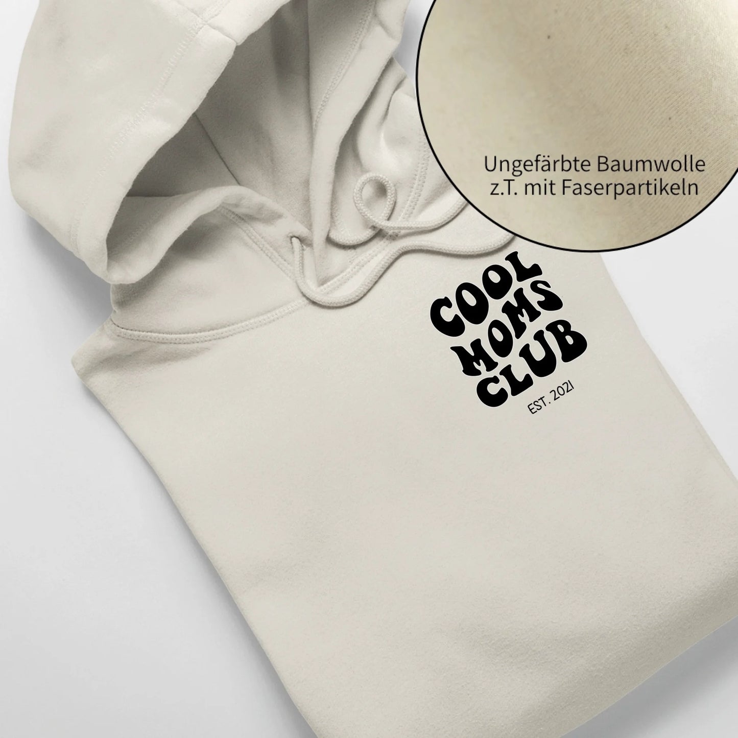 Cool Moms Club - Bio Unisex Hoodie *personalisierbar* Cruiser Hoodie 2.0 ST ST Natural-Raw