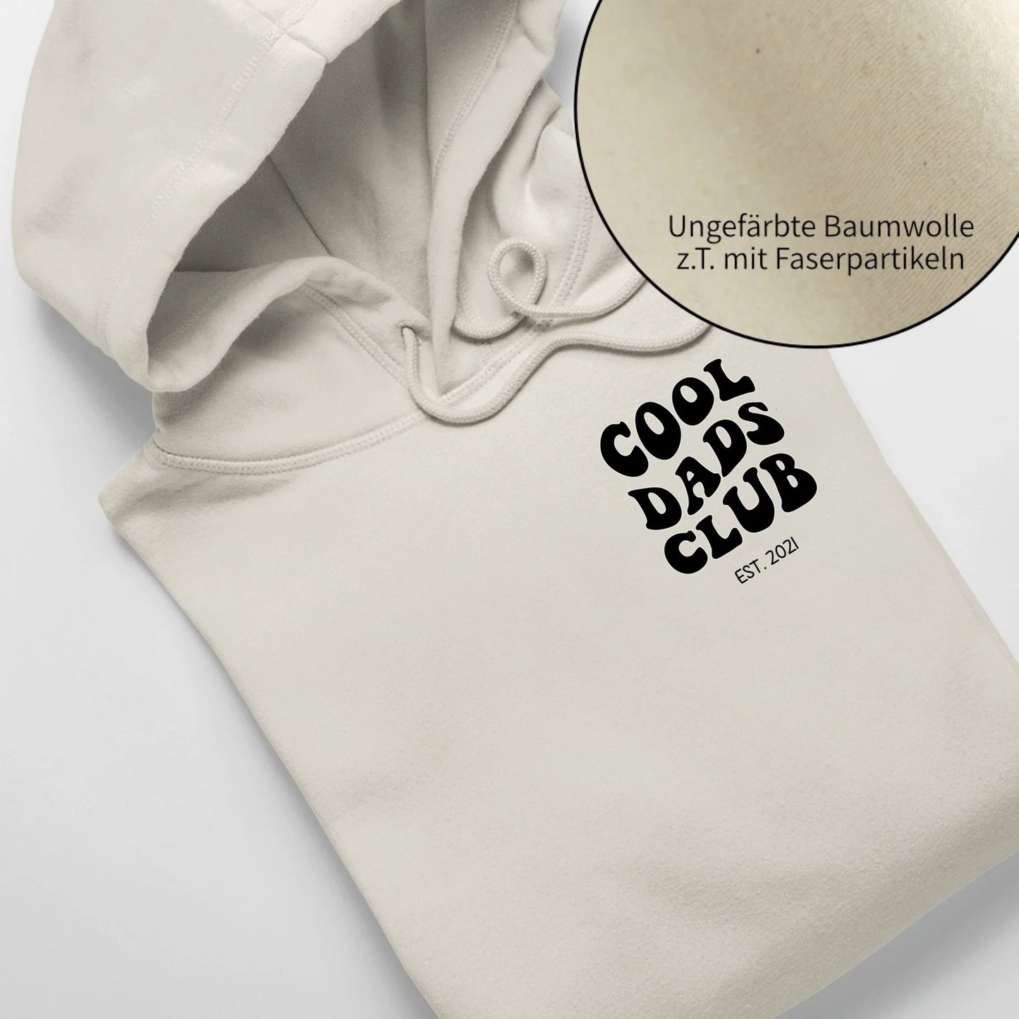 Cool Dads Club - Bio Unisex Hoodie *personalisierbar* Cruiser Hoodie 2.0 ST ST Natural-Raw