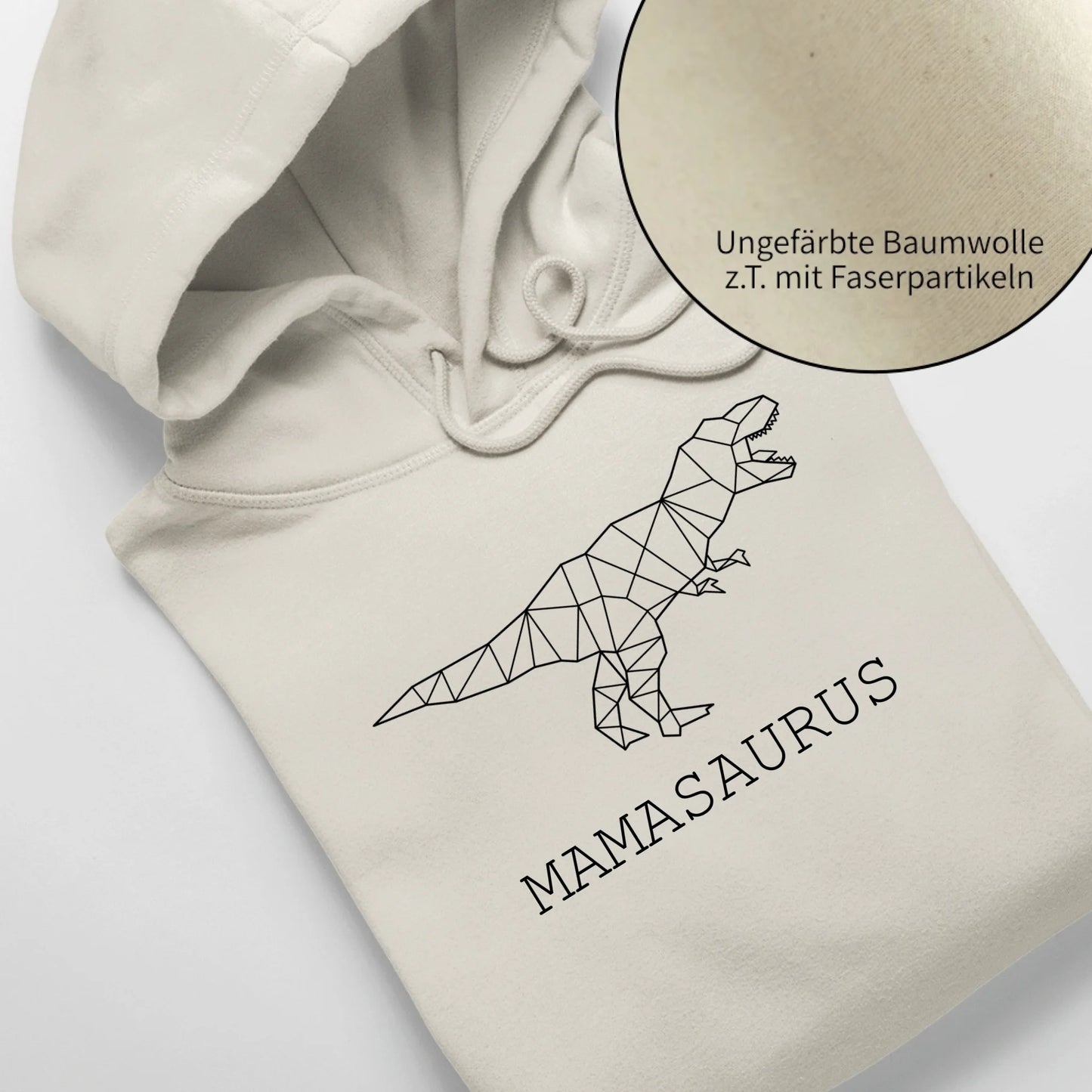 Mamasaurus - Bio Unisex Hoodie *personalisierbar (ohne Namen* Cruiser Hoodie 2.0 ST ST Natural-Raw