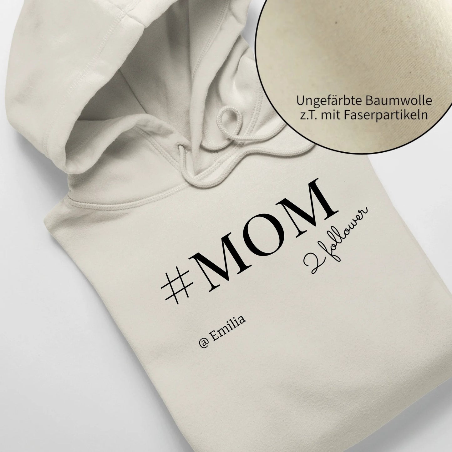 #MOM - Premium Organic Hoodie *personalisierbar* Cruiser Hoodie 2.0 ST ST Natural-Raw