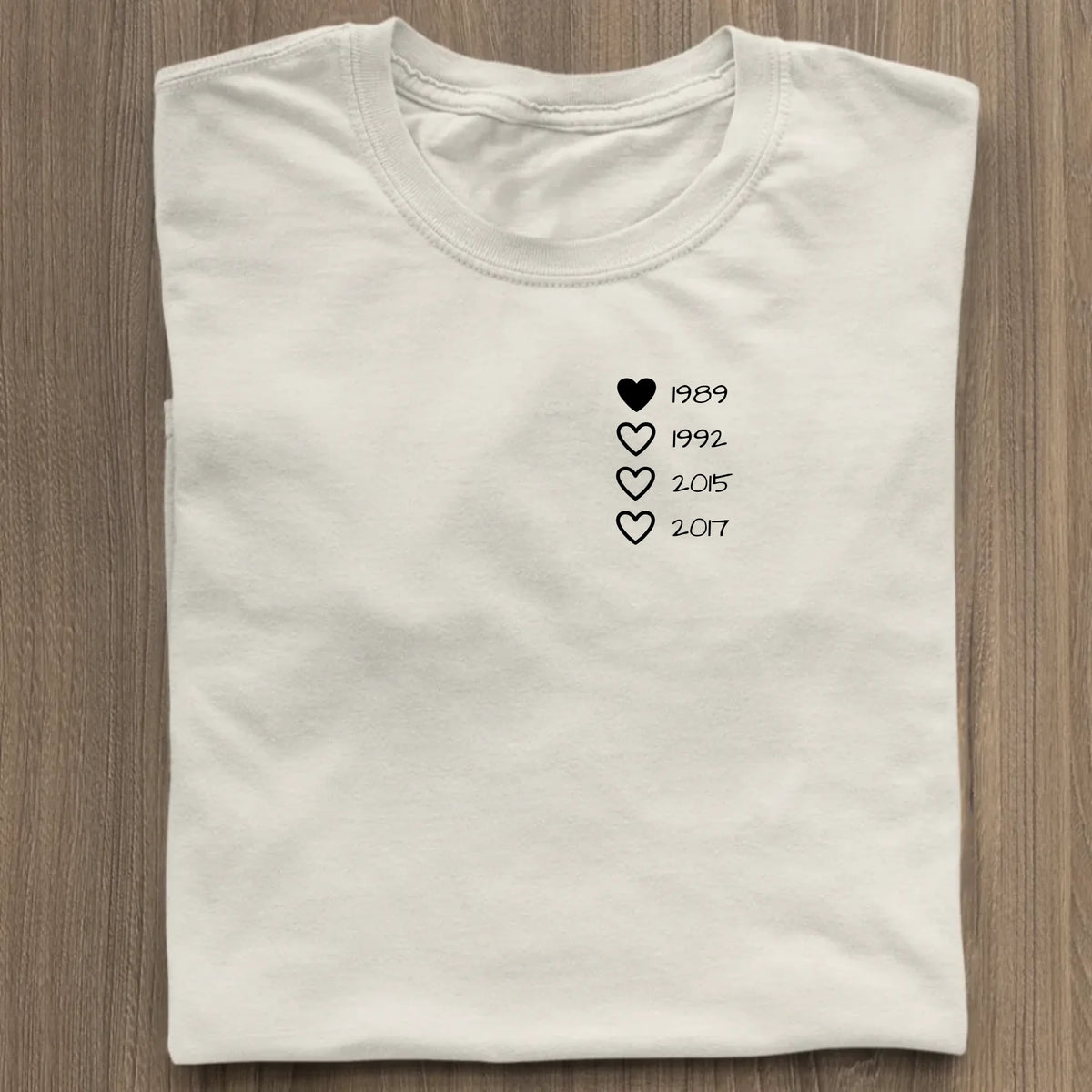 Family Hearts - Bio Damen Shirt *personalisierbar* Stella Muser Shirt ST ST Natural-Raw