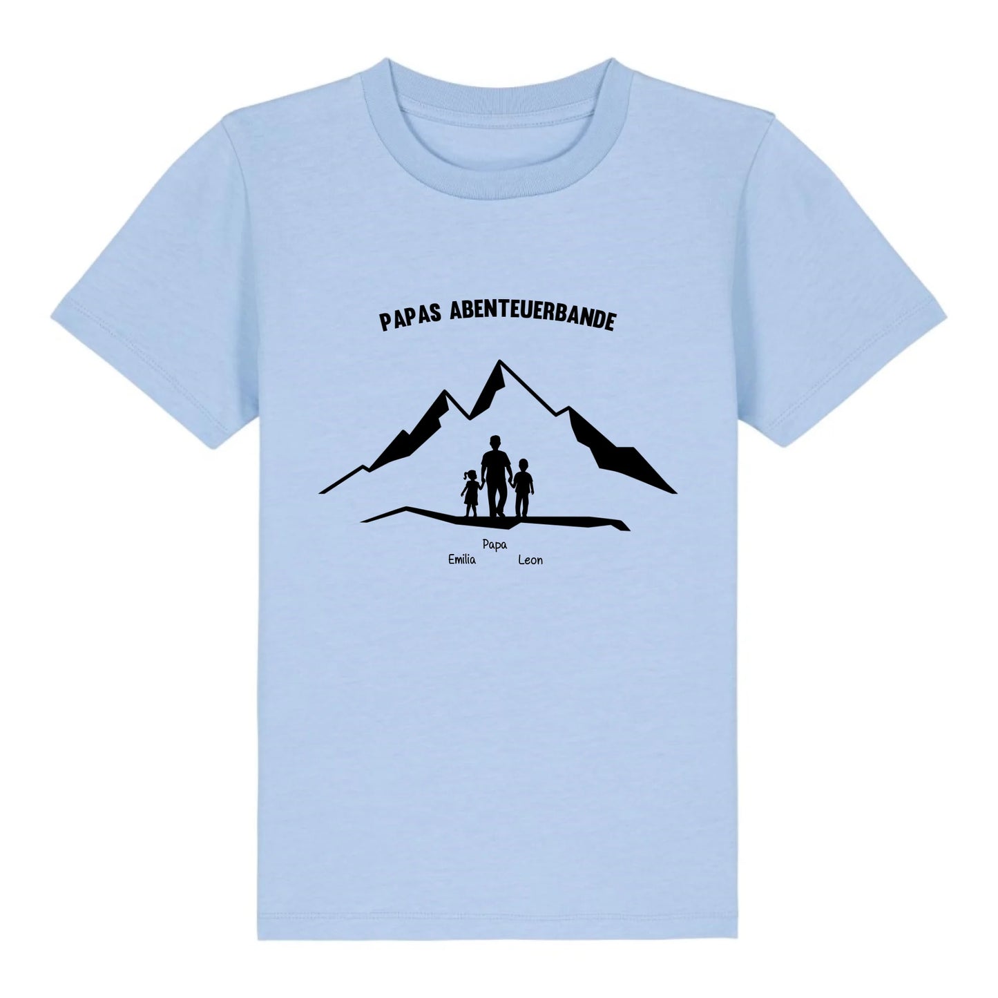 Papas Abenteuerbande - Bio Kinder Shirt *personalisierbar*
