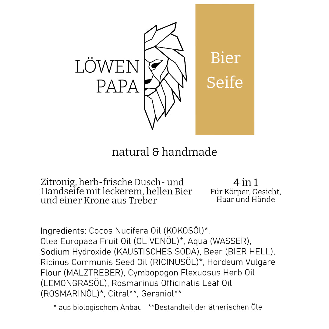 Löwen Papa Bier Seife