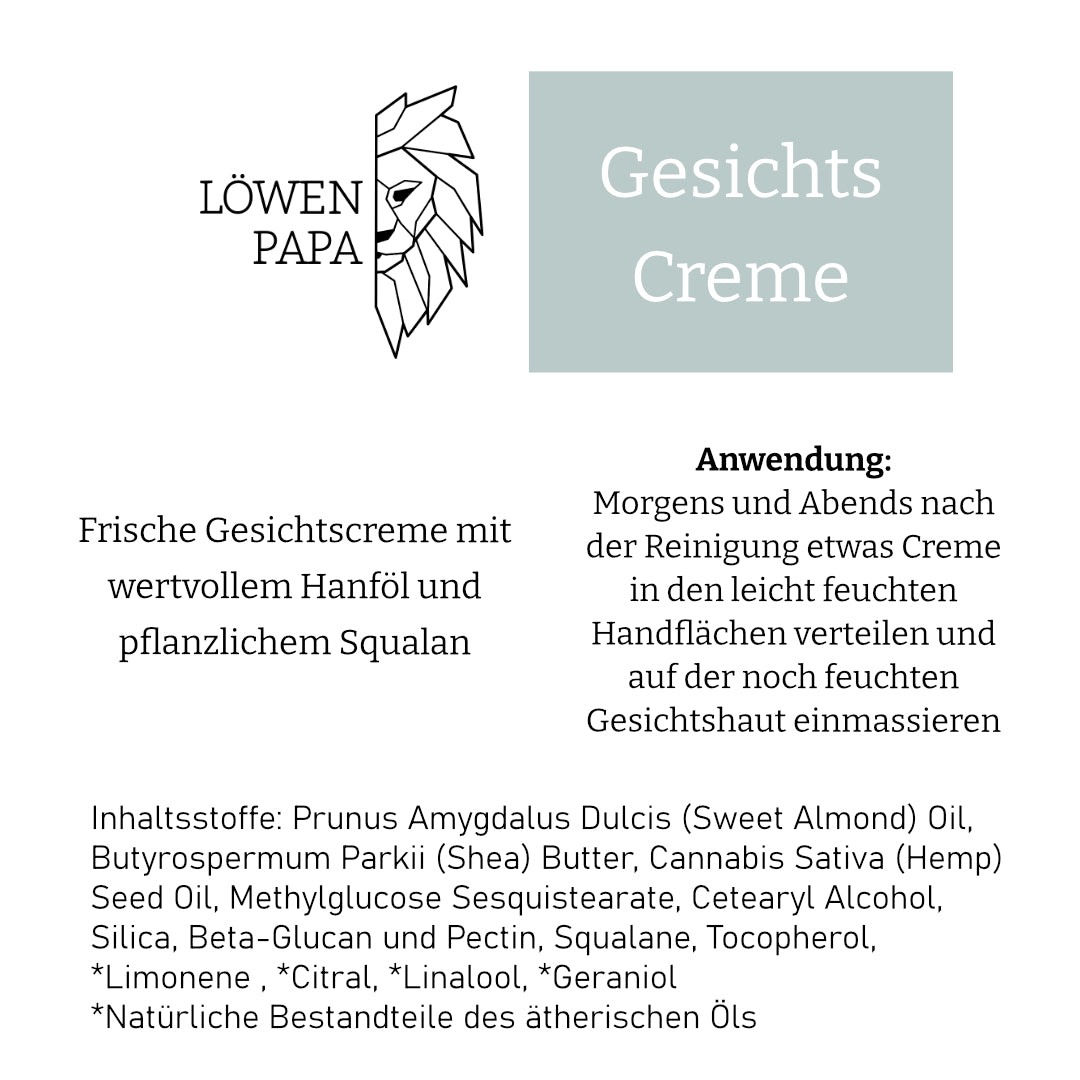 Löwen Papa Gesichtscreme
