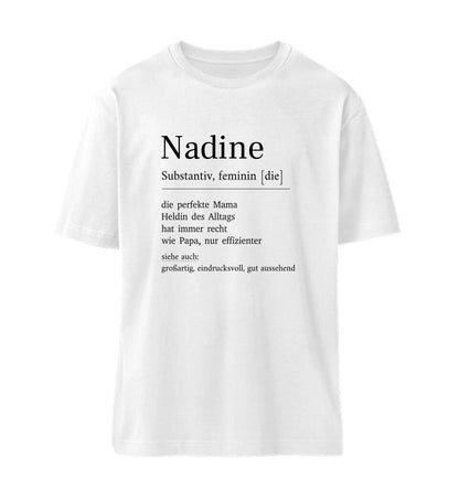 Mama Definition - Damen Relaxed Organic Shirt *personalisierbar*