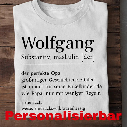 Opa Definition - Bio Herren Shirt *personalisierbar*