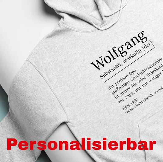 Opa Definition - Bio Unisex Hoodie *personalisierbar*