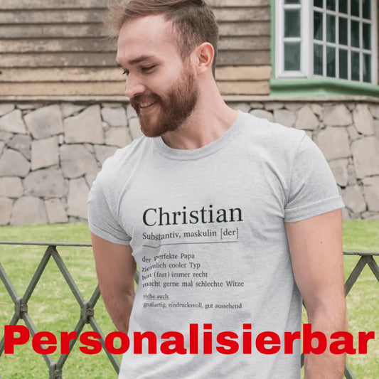 Papa Definition - Bio Herren Shirt *personalisierbar*