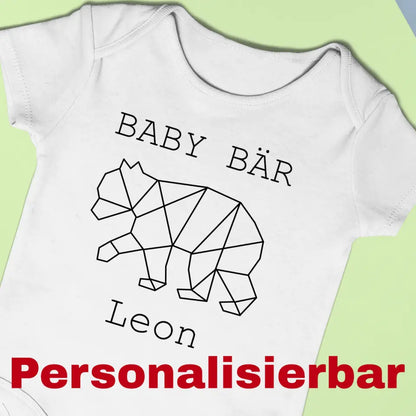 Baby Bär - Bio Baby Body *personalisierbar (mit Namen)*