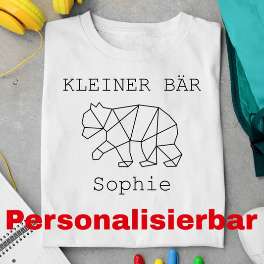 Kleiner Bär - Bio Kinder Shirt *personalisierbar (mit Namen)*