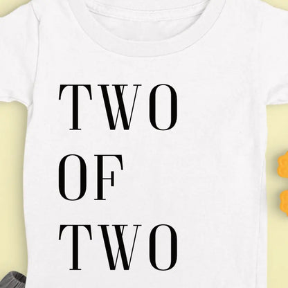 TWO OF TWO - Baby Organic Shirt *personalisierbar*