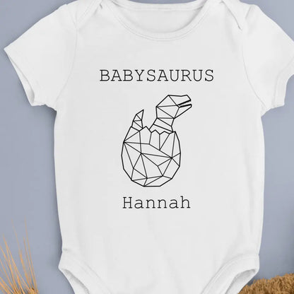 Babysaurus - Bio Baby Body *personalisierbar (mit Namen)*