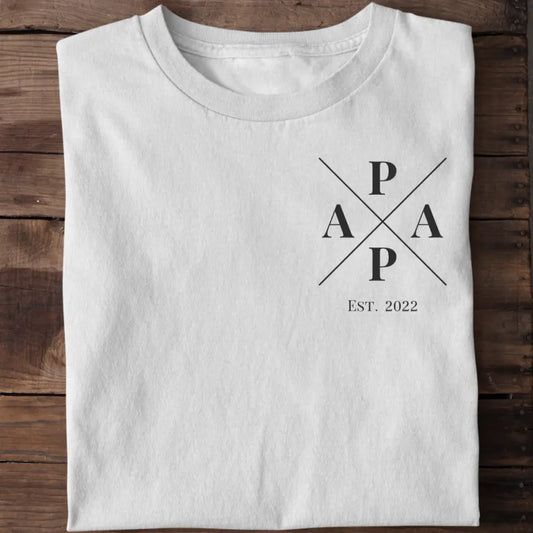 Papa Minimal - Bio Herren Shirt *personalisierbar*