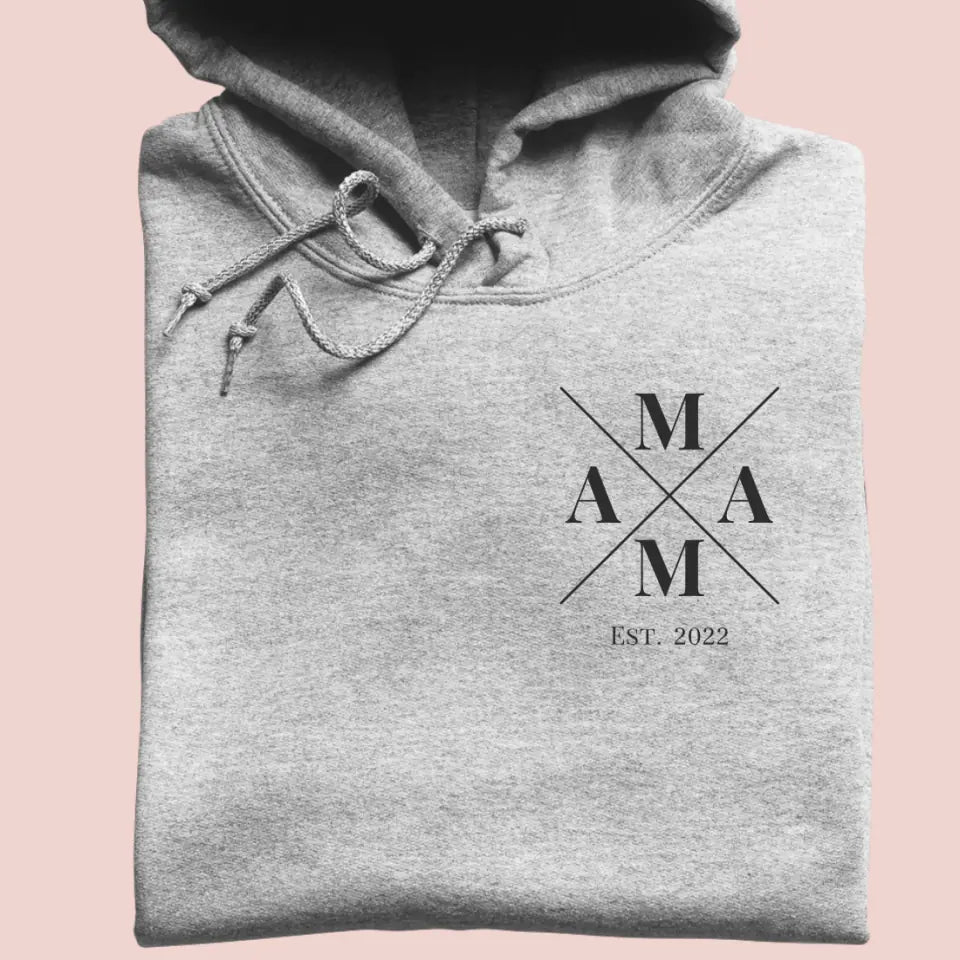 Mama Minimal - Bio Unisex Hoodie *personalisierbar*