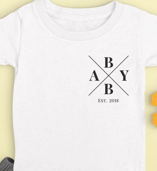 Baby Minimal - Bio Baby Shirt *personalisierbar*