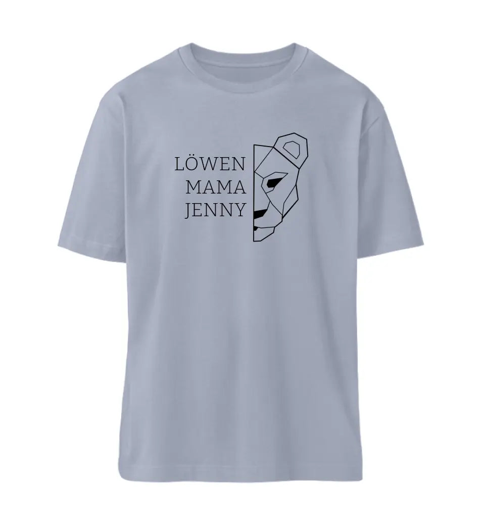 Löwen Mama - Damen Relaxed Organic Shirt *personalisierbar*