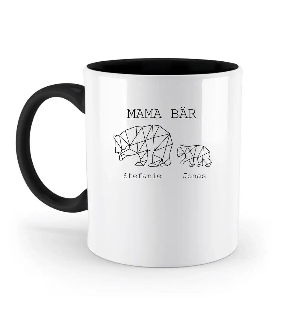 Mama Bär - Zweifarbige Tasse