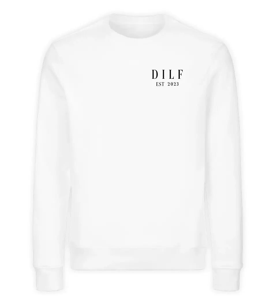 DILF small - Premium Organic Sweatshirt *personalisierbar*