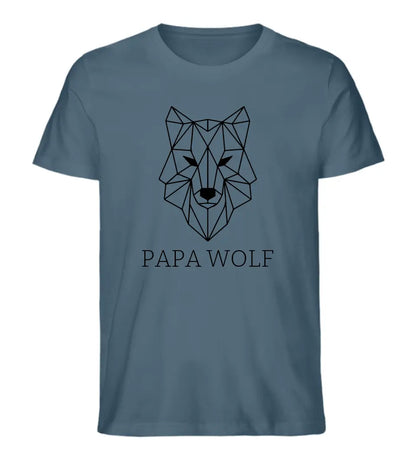 Papa Wolf - Premium Organic Herren Shirt *personalisierbar*