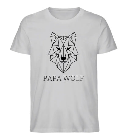 Papa Wolf - Premium Organic Herren Shirt *personalisierbar*