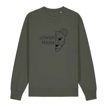 Löwen Mama - Bio Unisex Sweatshirt *personalisierbar (ohne Namen)*