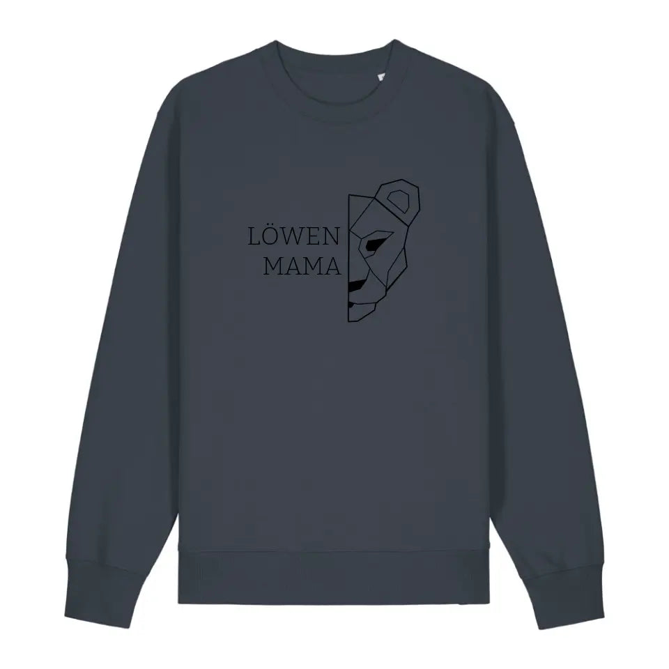 Löwen Mama - Bio Unisex Sweatshirt *personalisierbar (ohne Namen)*