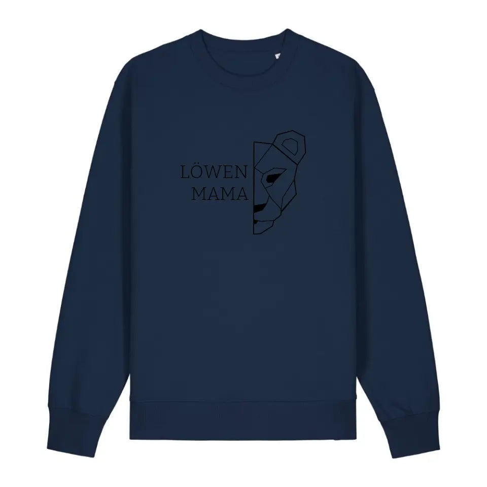 Löwen Mama - Bio Unisex Sweatshirt *personalisierbar (ohne Namen)*